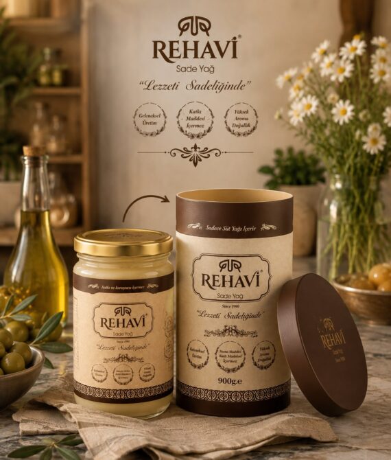 Rehavi Sade Yağ 900 Gr Cam Kavanoz – Geleneksel Üretim