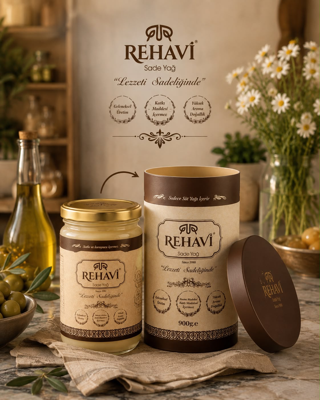 Rehavi 900G Sade Yağc